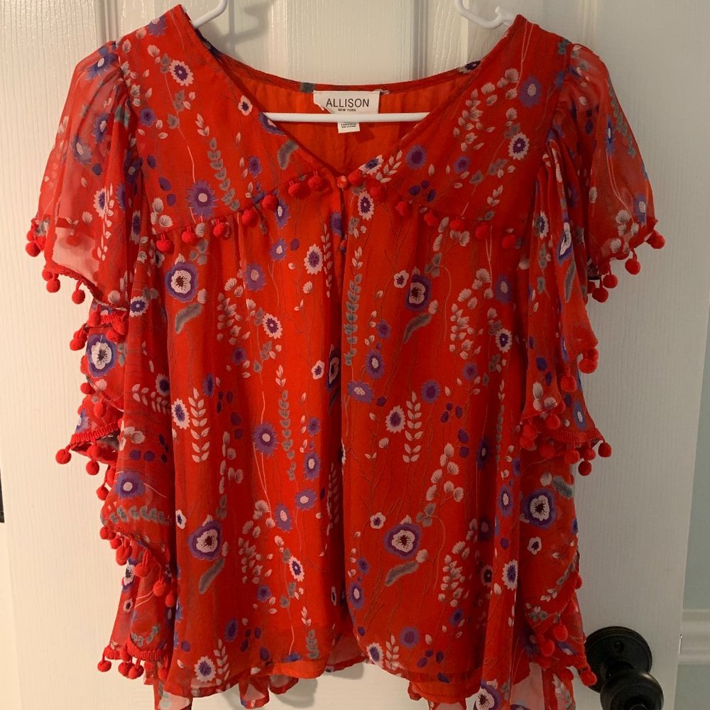 Anthropologie (Allison New York) Red Shirt